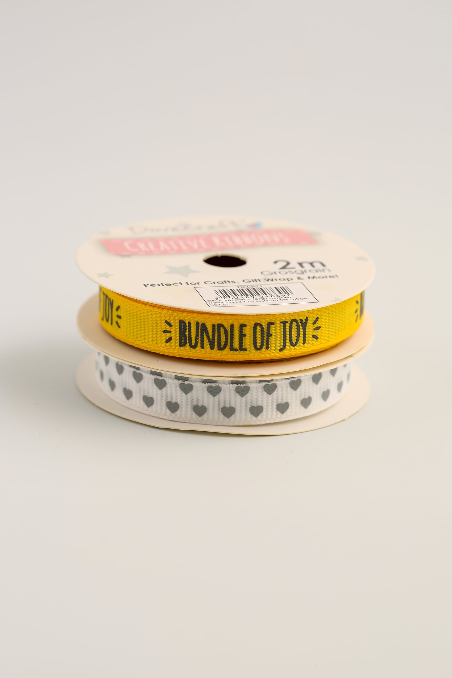 Dovecraft Baby Ribbon - Bundle of Joy (2pk)