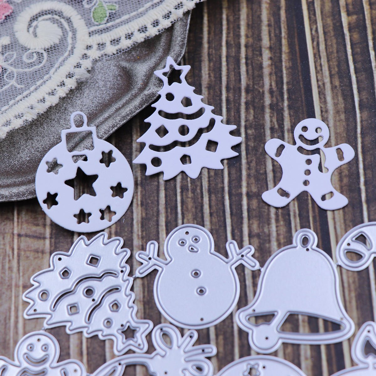 Printable Heaven Large Cutting Die - Christmas (8pcs) (D017) - Printable Heaven