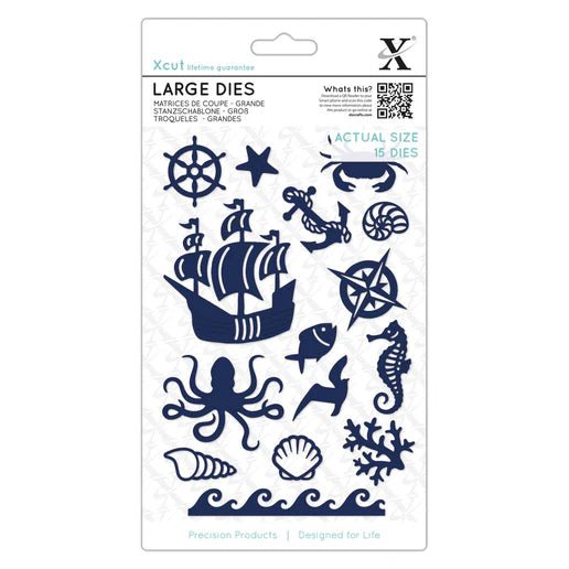 Xcut Large Dies (15pcs) - Oceanic (XCU 503347) - Printable Heaven
