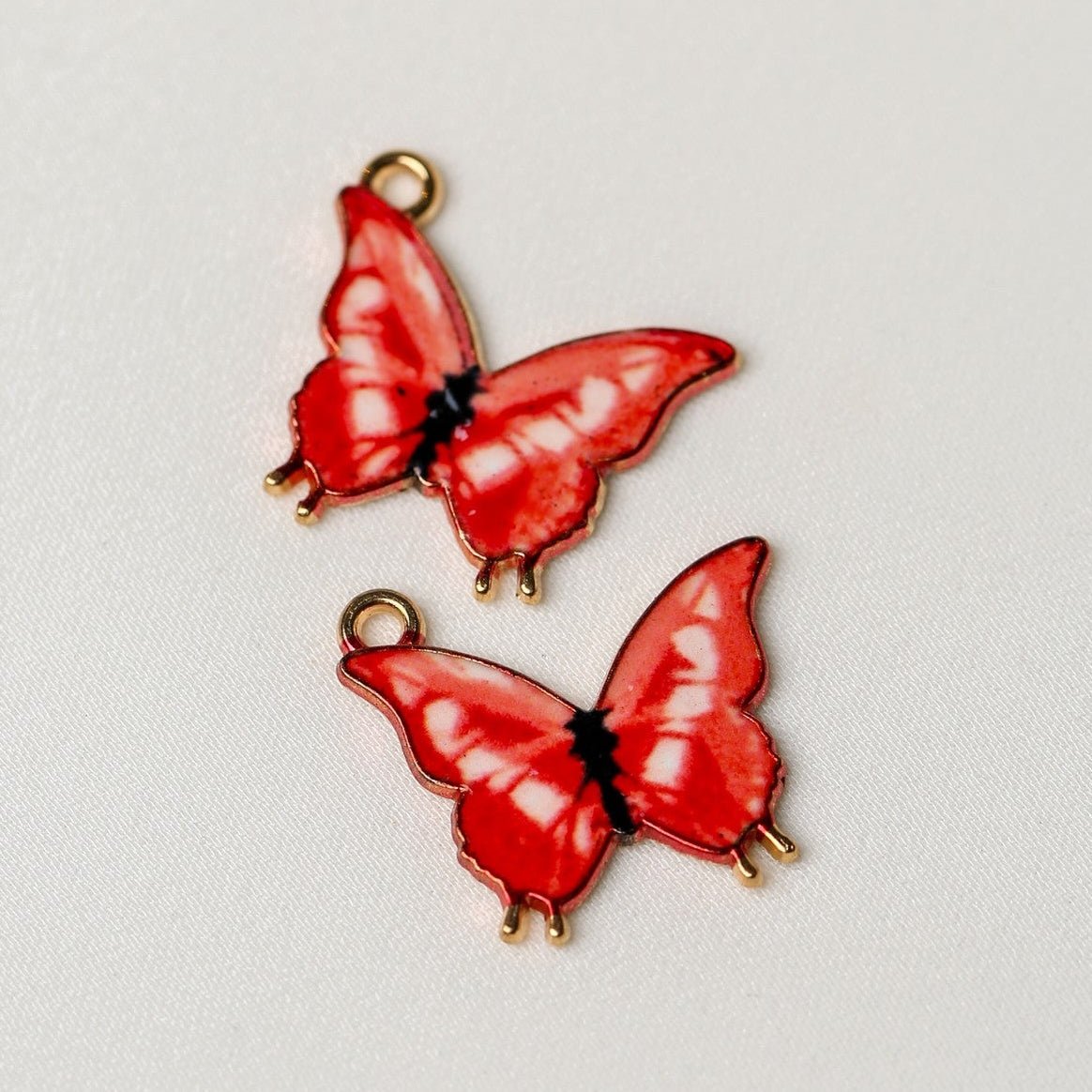 Swallowtail Butterfly Charms (2pcs) (MLB-096) - Printable Heaven