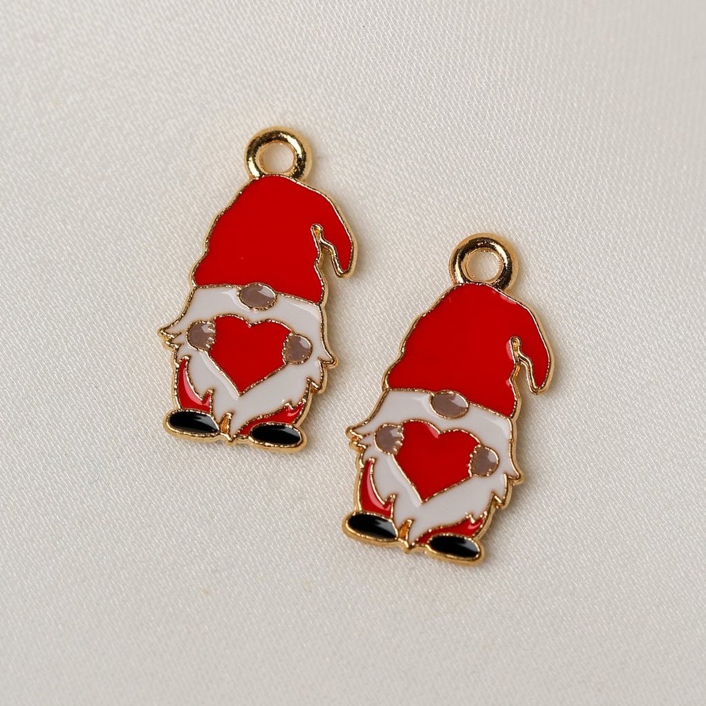 Christmas Gonk Metal Charms (2pcs) (MLB-117) - Printable Heaven