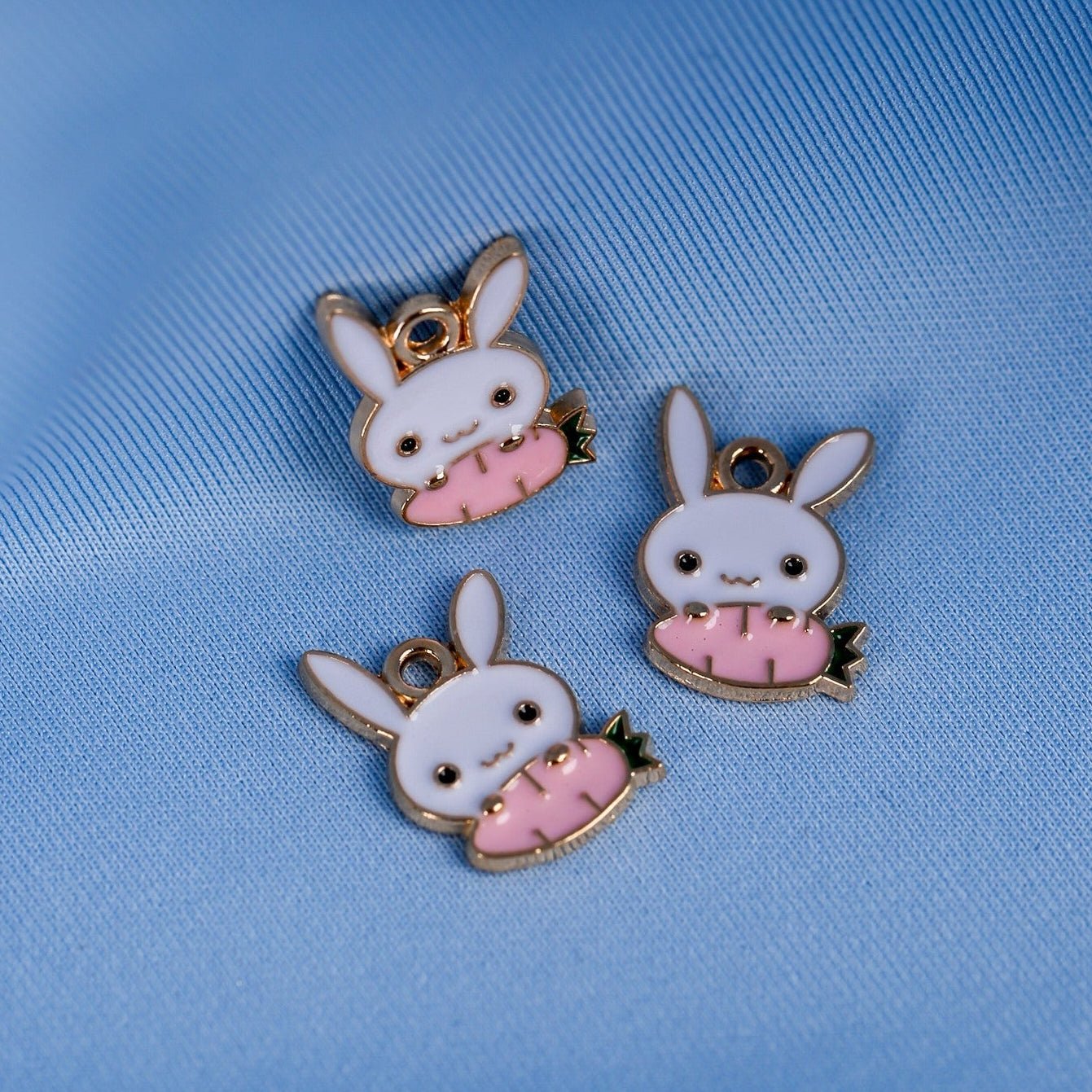 Bunny Metal Charms (3pcs) (MLB - 046) - Printable Heaven
