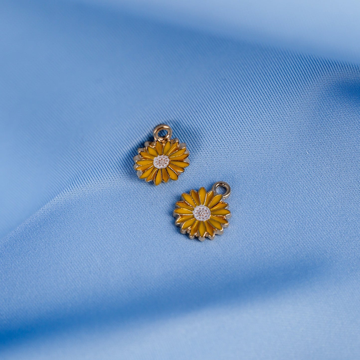 Sunflower Metal Charms (MLB-048)