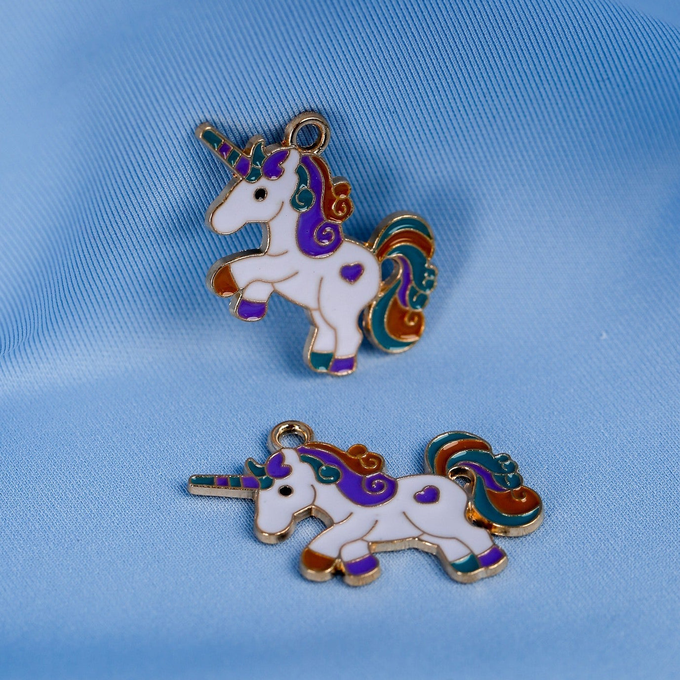 Unicorn Metal Charms (2pcs) (MLB-050)