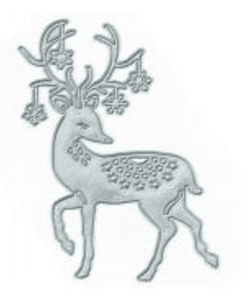 Majestic Reindeer Stag Cutting Die (1 PC) (SP013) - Printable Heaven