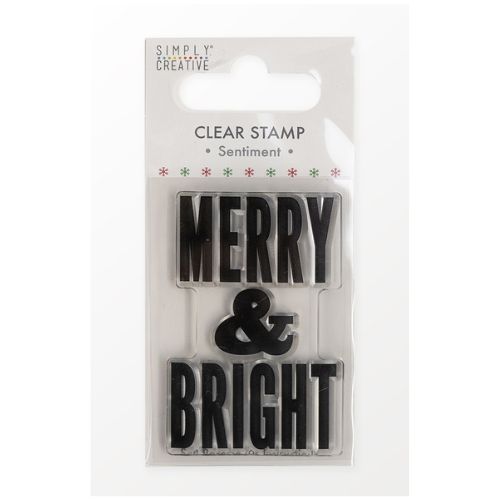Simply Creative Mini Clear Stamp - Merry & Bright
