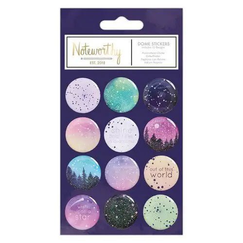 Dome Stickers (12pcs) - Constellations - Printable Heaven