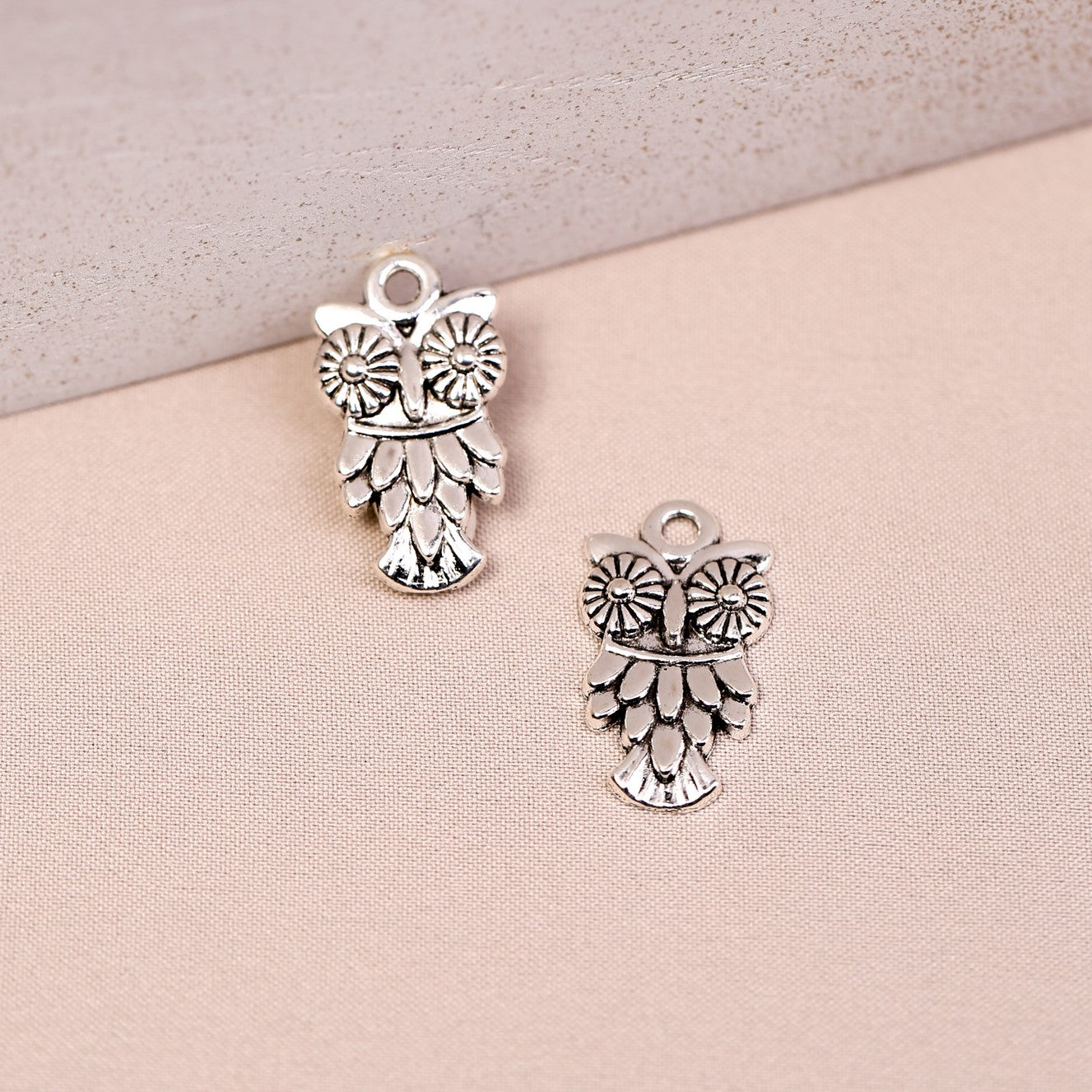 Owl Metal Charms (8pcs) (MLB-034)
