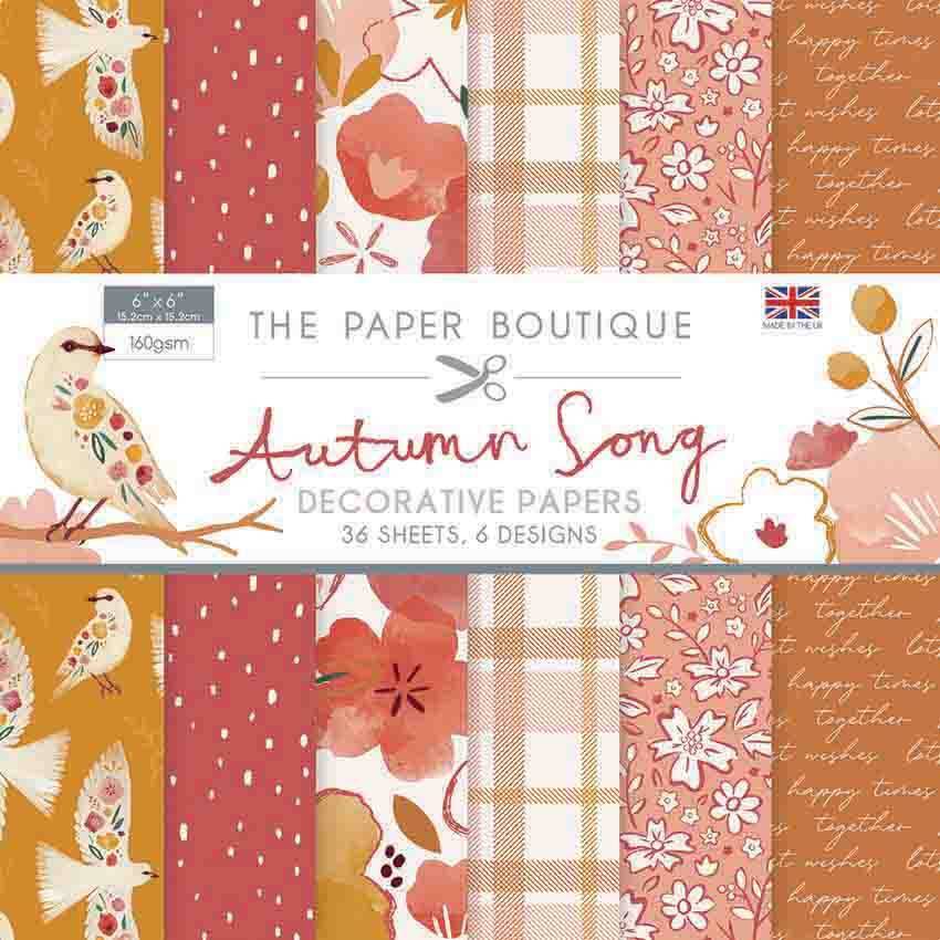 The Paper Boutique Autumn Song 6 in x 6 in Paper Pad (PB1467)