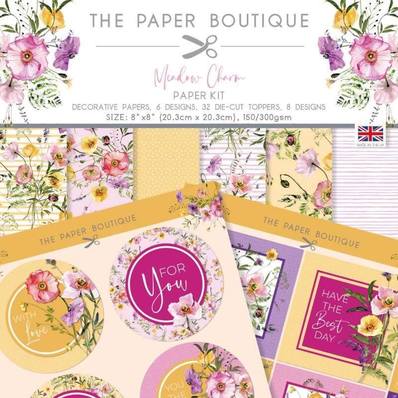 The Paper Boutique Meadow Charm Paper Kit (PB1938) - Printable Heaven