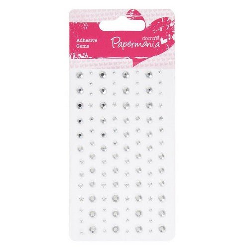 Adhesive Stones (104pcs) - Silver (PMA 351409) - Printable Heaven
