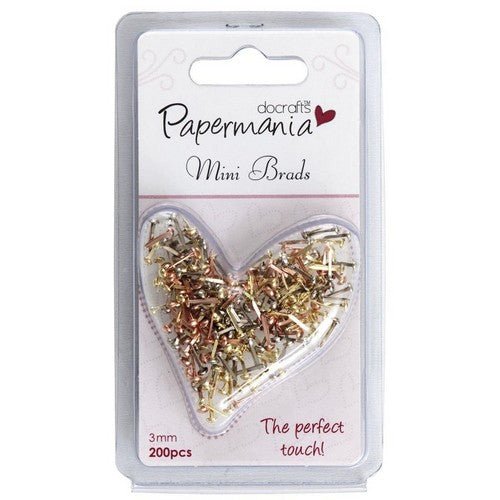 Mini Brads Metallics (200pk) - Assorted Gloss (PMA 3741104) - Printable Heaven