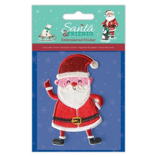 Embroidered Sticker - Santa and Friends (PMA 807905 ) - Printable Heaven