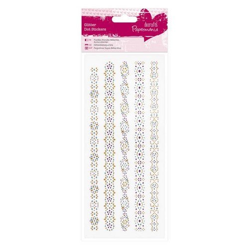 Glitter Dot Stickers - Borders (PMA 818209) - Printable Heaven