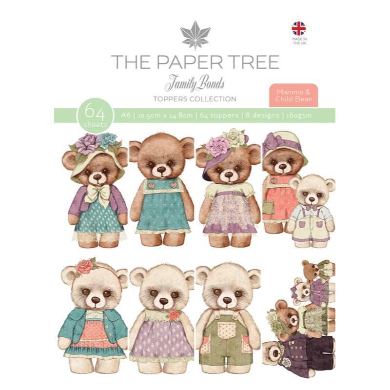 The Paper Tree Family Bonds - A6 Toppers - Mamma Bear (PTC1189)