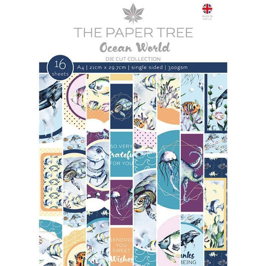 The Paper Tree Ocean World A4 Die Cut Sheets (PTC1210)