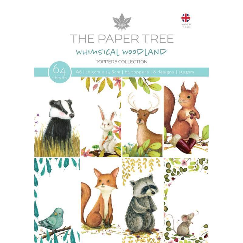 The Paper Tree Whimsical Woodland A6 Topper Pad (PTC1245)