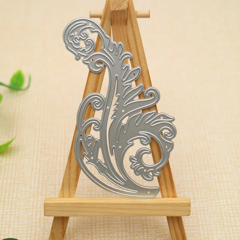 Printable Heaven Large Cutting Die - Leaf Swirl (1pc) (L043)