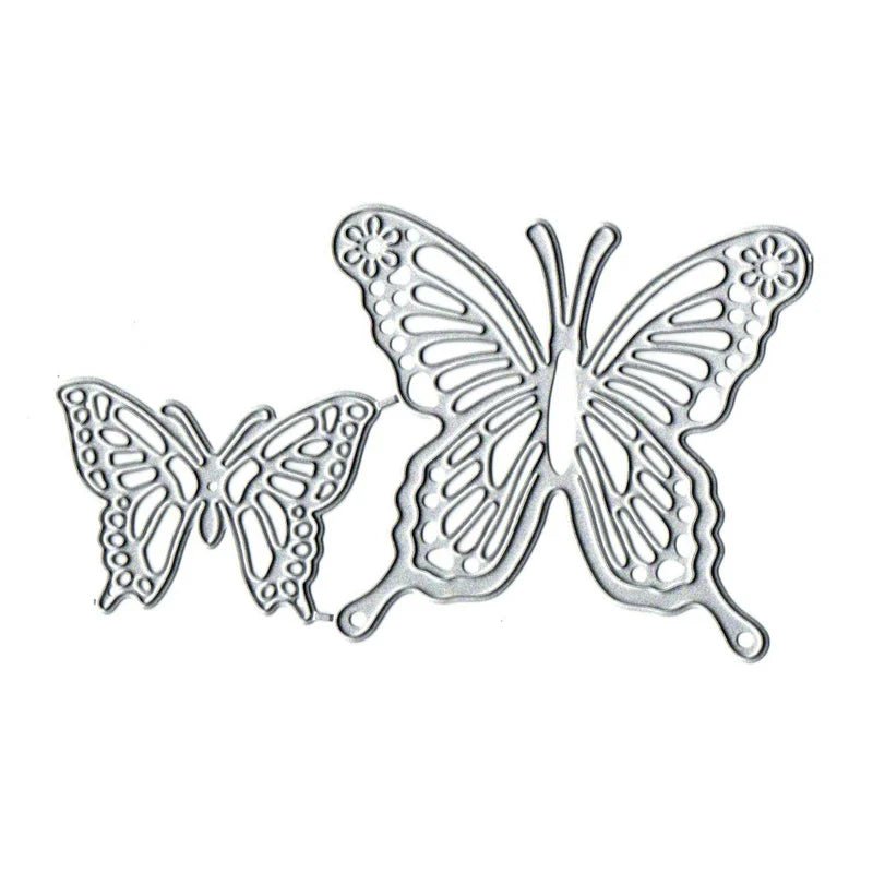 Printable Heaven Large Cutting Die - Butterflies (2pcs) (A114) - Printable Heaven