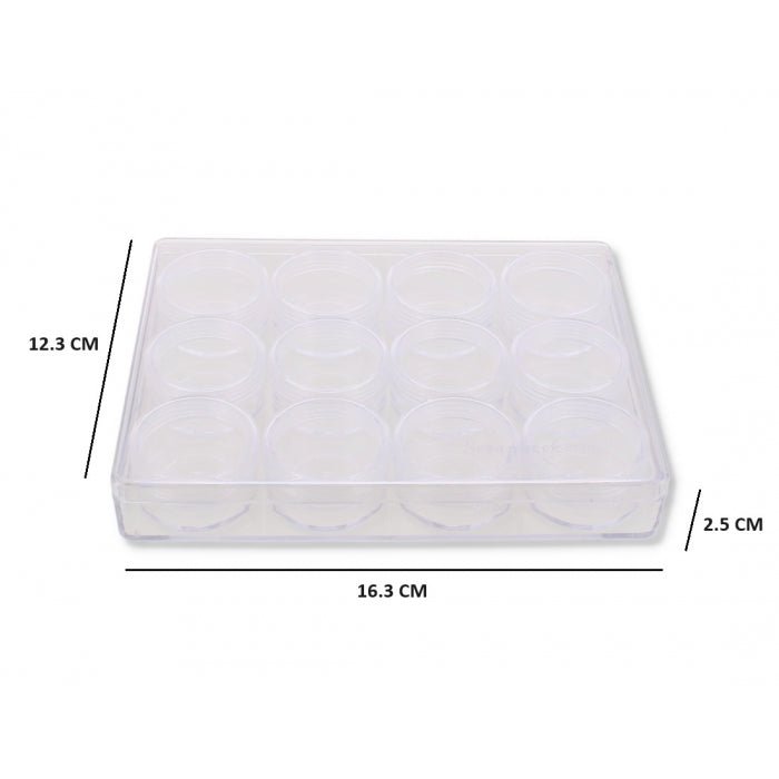 Craft Storage Container 12 Pack with Outer Case (SBC3849) - Printable Heaven