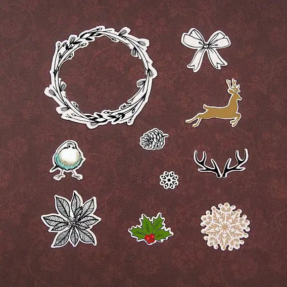 Winter Stamp Set (22 pcs) (SCRA-PW0004-491) - Printable Heaven