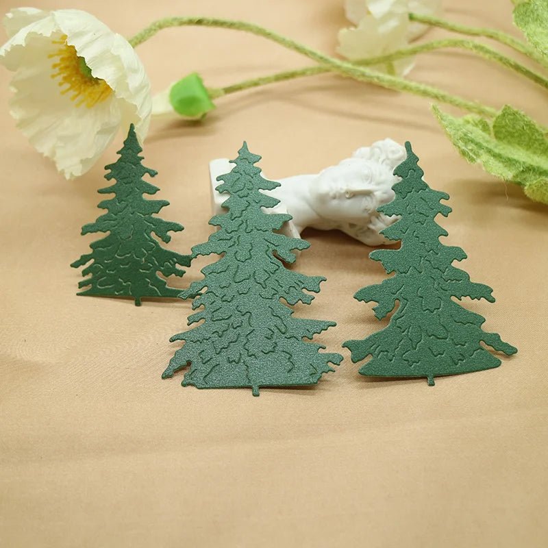 Printable Heaven Large Cutting Die - Christmas Trees (3pcs) (L070) - Printable Heaven