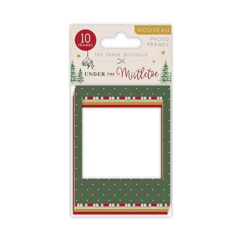 The Paper Boutique Under The Mistletoe Photo Frames (10pcs) (PB1547) - Printable Heaven
