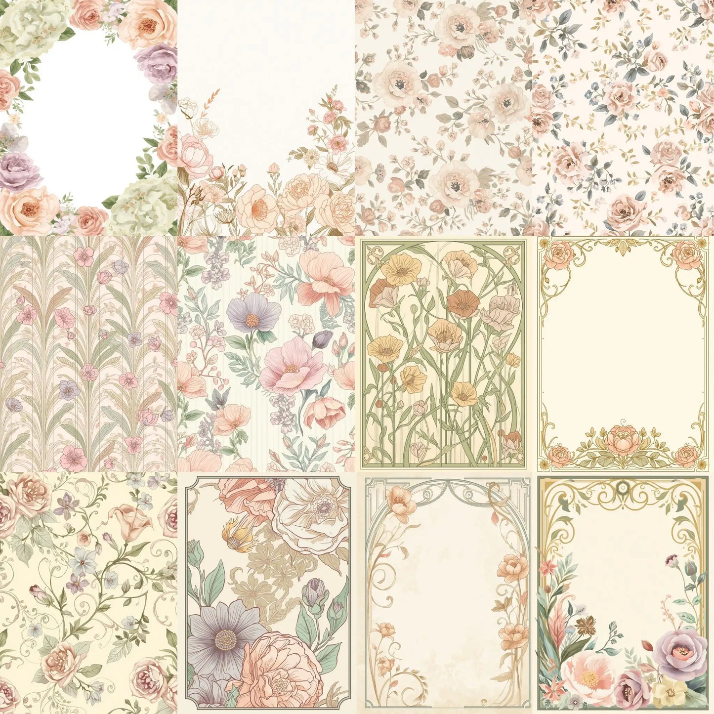 Download - Flowers for Mum (12 Designs) - Printable Heaven