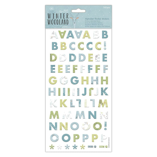 Alphabet Thicker Stickers (161pcs) (PMA 351913)