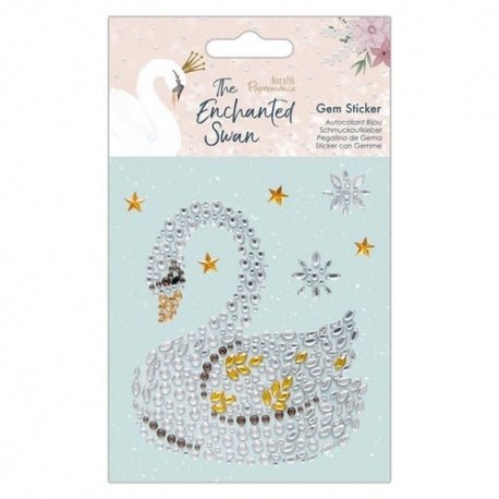 Gem Sticker - The Enchanted Swan (PMA 818102) - Printable Heaven
