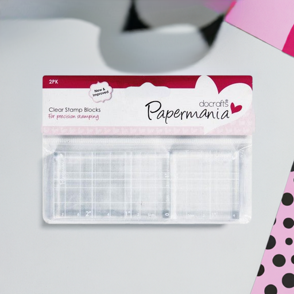 1.75 x 3 & 1.75 x 1.75 Clear Stamp Blocks (2pk) (PMA 9031000)