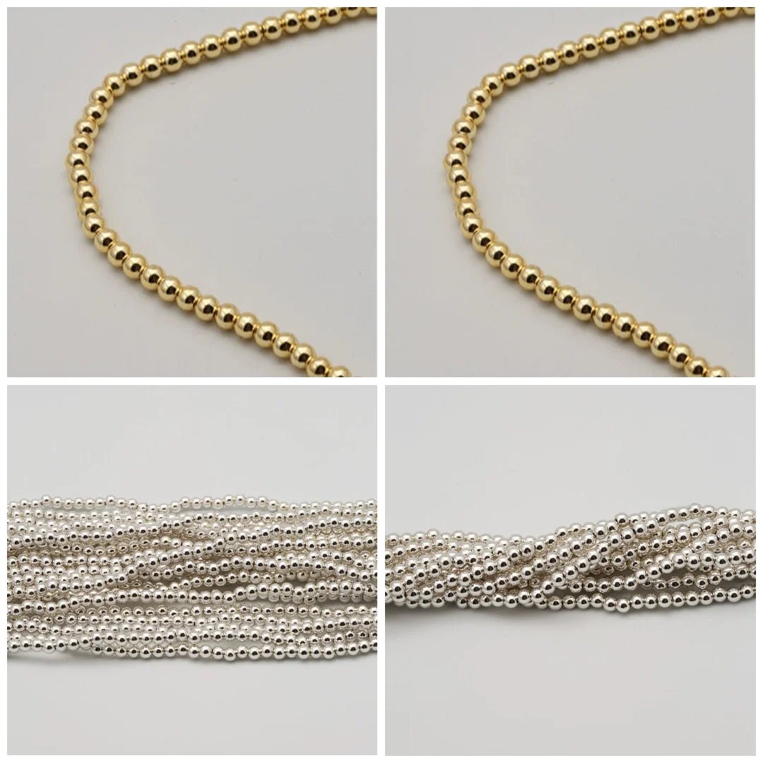 Mirror Pearls Mixed Bundle - Gold & Silver (380pcs) - Printable Heaven