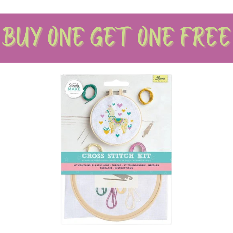 2 FOR 1 OFFER - Cross Stitch Kit - Llama (DSM 106162)