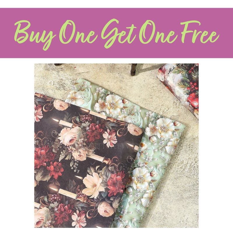 2 FOR 1 OFFER - Christmas Candle Papers (5 Sheets) (PW-WG0EF52-04)