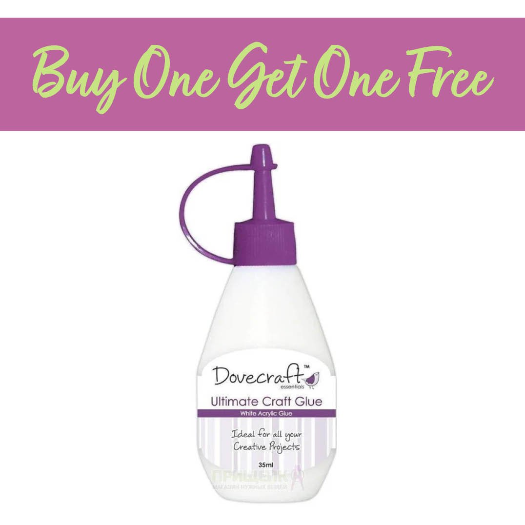 2 FOR 1 OFFER - Dovecraft Ultimate Acrylic Craft Glue - Dries White (DCBS71)