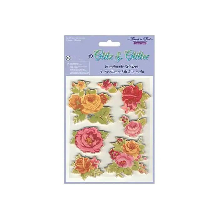 Glitz & Glitter Stickers 3D (WM829L) - Printable Heaven