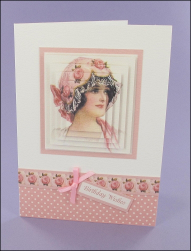 Project - Pretty Pink Hat card