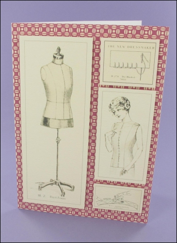Project - 7 x 5 Dressmaking card