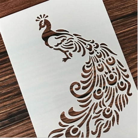 Reusable Stencil - Peacock (1pc)