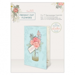 5 x 7" Decoupage Card Kit - Freshly Cut Flowers (PMA 169151)