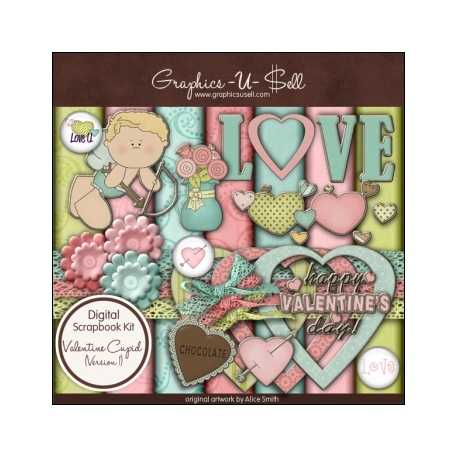 Download - Valentine Cupid 1 Digital Scrap Kit