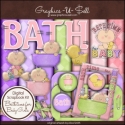 Download - Bathtime for Baby Girl Digital Scrap Kit