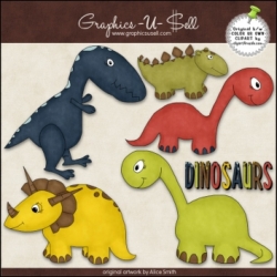 Download - Clip Art - Dinosaurs