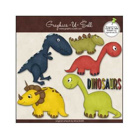 Download - Clip Art - Dinosaurs