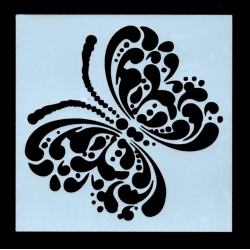 Reusable Stencil - Large Butterfly (1pc)