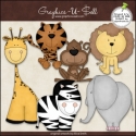 Download - Clip Art - Zoo Animals