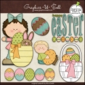 Download - Clip Art - Happy Easter Kids 1