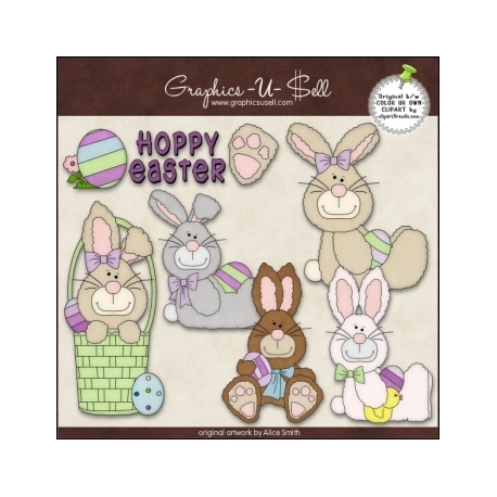 Download - Clip Art - Hoppy Easter