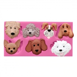 Small Silicone Mould - Dogs