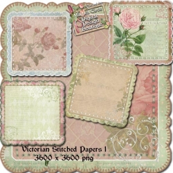 Download - Victorian Stitched Papers